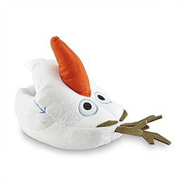 Imagem de Pantufas de pelúcia branca de Olaf congeladas para meninos da Disney Frozen, Branco, 11/12