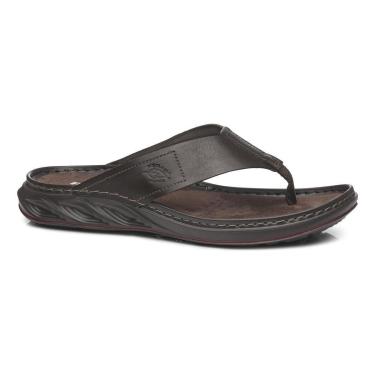 Imagem de Chinelo Pegada 134103-04 Couro Legítimo Anatomico Masculino-Masculino