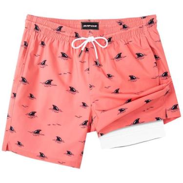 Imagem de Calções de banho SURF CUZ 7" Quick Dry Compression Pink XS