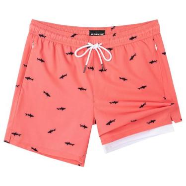 Imagem de Calções de banho SURF CUZ, forro de compressão de secagem rápida de 13