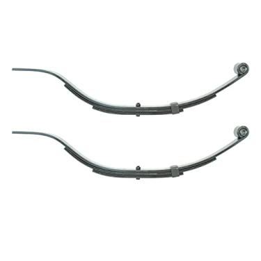 Imagem de Sturdy Built (2) - Molas de folha de chinelo de reboque de barco (1 par) 76 cm 3 folhas 1,360 kg capacidade total preta