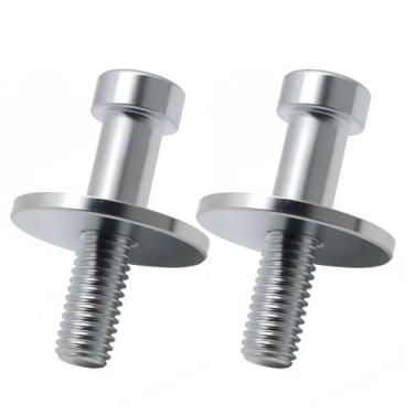 Imagem de Pacote com 2 travas de porta compatível com Chevrolet K1500 K2500 K3500 GMC C1500 C2500 C3500 Yukon 1985-2002 pino de parafuso de trava de porta de caminhão substitui para 38428 15013147