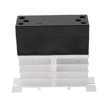 Imagem de Hyuduo Relé de Estado Sólido DC para AC Relé SSR 3-32VDC Entrada 24-480VAC Saída Com Liga de Alumínio ABS para Máquinas CNC de Controle de Temperatura Periférica de Computador