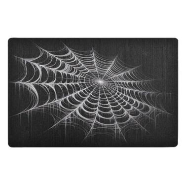 Imagem de Joisal Tapetes de porta internos de Halloween para entrada de casa tapete absorvente de boas-vindas ao ar livre engraçado, tapete de varanda frontal 81 x 50 cm