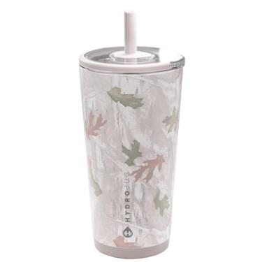 Imagem de HydroJug Copo diário de 590 ml – Copo isolado revestido de cerâmica com canudo e tampa de toque suave, compatível com suporte de copo, isolamento a vácuo de parede dupla, copo de viagem reutilizável