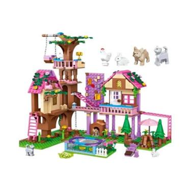 Imagem de Blocos De Montar De Verão Para Crianças, Modelo De Castelo, Amigos, Ca