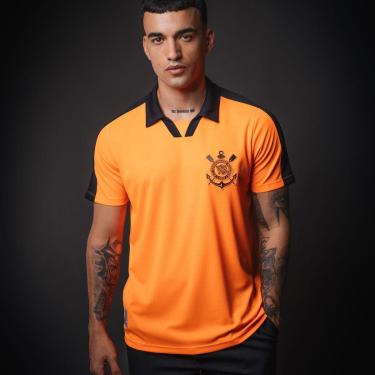 Imagem de Camisa Polo Corinthians Sportwear Laranja Masculina-Masculino