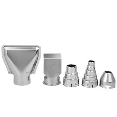 Imagem de Hyuduo Bocal de Pistola de Ar Quente, Kit de Bocal de Aço Inoxidável de 5 Unidades, Substituição de Acessórios de Soprador de Calor para Uso Diferente Com Material Premium, Funções de Expansão