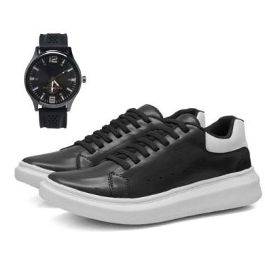 Imagem de Tenis Casual Masculino Oversize Sola Alta Ajuste Em Cadarço - Macqueen