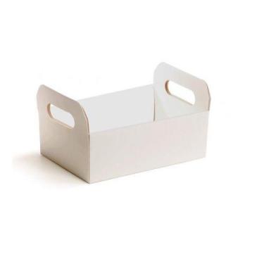 Imagem de Caixote de papel cartão vor branca tamanho g 25x19x10cm 1 unidade crom