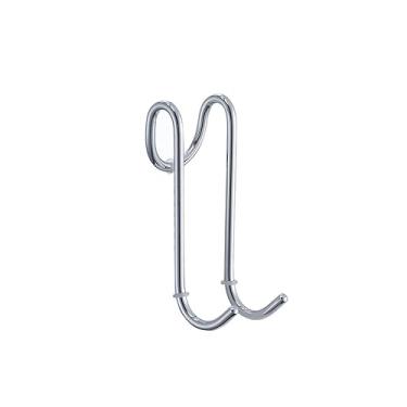 Imagem de Gancho de Chuveiro Porta Vidro - Suporte Prateleira Toalha para Banheiro Sem necessidade perfuração ruído Versátil Toalhas Roupões Lâminas Barbear Rasqueadores Design Moderno Minimalista e Atencioso C