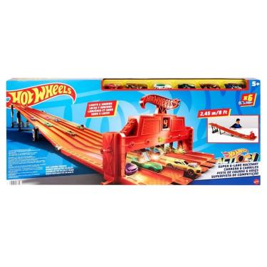 Imagem de Pista Hot Wheels Action Super Corrida 6 Pistas Mattel V1983