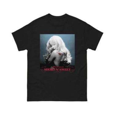 Imagem de Camisetas Femininas De Verão Y2K Harajuku Casual Streetwear Sabrina Ca