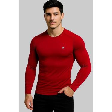 Imagem de Camisa Masculina Manga Longa Térmica Proteção UV50 Academia e Corrida-Unissex