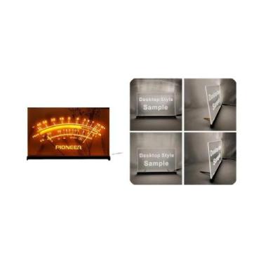 Imagem de Letreiro Neon LED 3D Esculpido Pioneer Peak VU dB Arte De Parede Para 