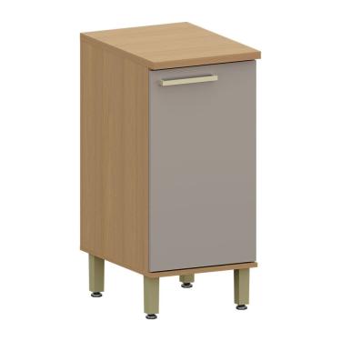 Imagem de Balcão de Cozinha 100 MDF 1 Porta Com Tampo 40cm Duna Luciane Móveis