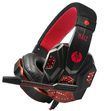 Imagem de Haiz Fone de Ouvido Headset Gamer Deneb Headphone Vermelho HZ-1802