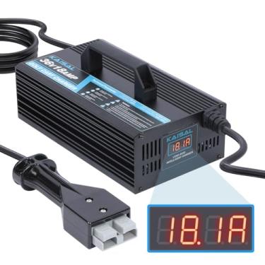 Imagem de Carregador de bateria de carrinho de golfe de 36 volts 18A para carrinhos de golfe EZGO Marathon 36V Carregador de carrinho de golfe com plugue Anderson SB-50, carregador EZ GO de carga rápida, 5 a 7