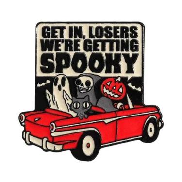 Imagem de Broche De Esmalte De Filme De Terror De Halloween: Máscara Emocionante