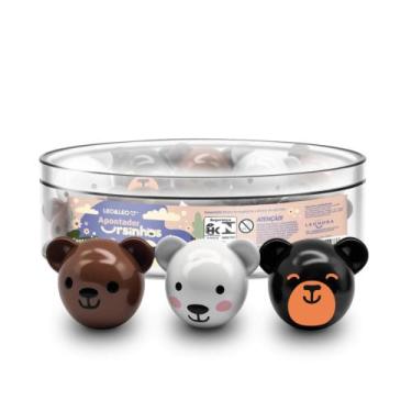 Imagem de Apontador Ursinho (Pote com 12 unidades) Leo&Leo Leonora - 10233