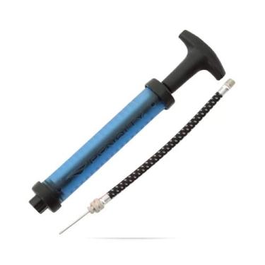 Imagem de Bomba de Ar SAC Double Action Azul Translúcida para Bike e Bola Penalt