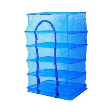 Imagem de Rede De Pesca Dobrável De Nylon Com Zíper Para Camarão, Peixe, Frutas 