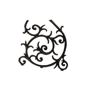 Imagem de Grade Ferro Fundido Arabesco Portão Varanda Sacada 51X55Cm