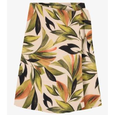 Imagem de Saia Midi Plus Size em Viscose Secret Glam Verde, Plus G2, Verde