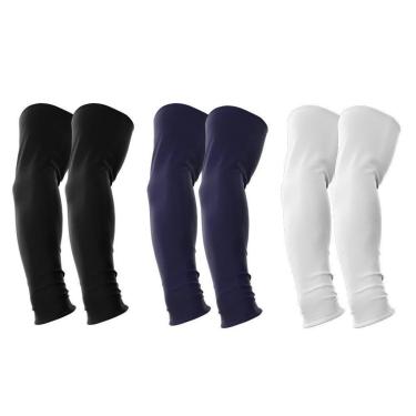 Imagem de Kit 3 Manguitos Proteção Solar Uv Vôlei Ciclismo Protetor Braço Moto-Masculino