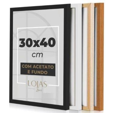 Imagem de Kit 2 Moldura 30x40cm Com Acetato Certificado Diploma Fotografia - - L