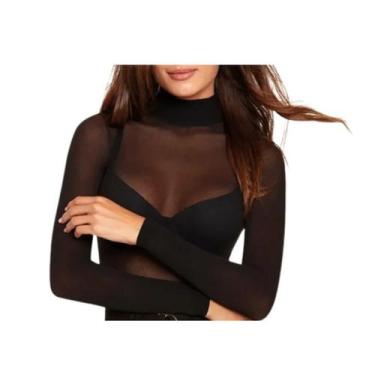 Imagem de Camiseta segunda pele gola alta fio 40 lupo, Preto, Único