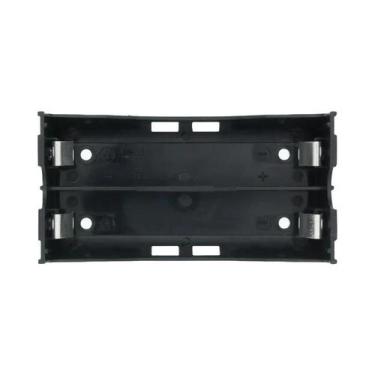 Imagem de Caixa De Armazenamento DIY Para Baterias 18650 De Plástico Preto Com 1