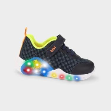 Imagem de Tênis Infantil Bibi Fun Light Azul Marinho de Dinossauro-Masculino