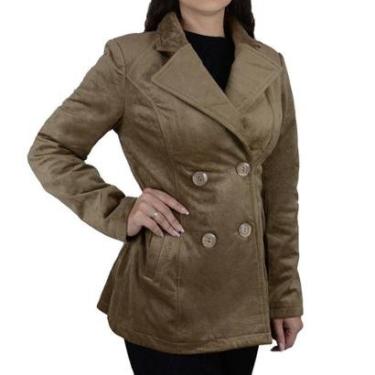 Imagem de Casaco Feminino Facinelli By Mooncity Marrom Cacau - 610228-Feminino