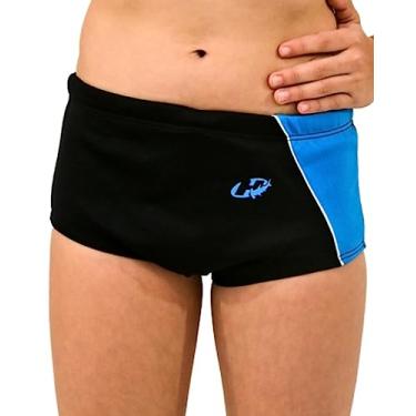 Imagem de Sunga Infantil Helanca Com Detalhe e Vies Hammerhead Natação Piscina