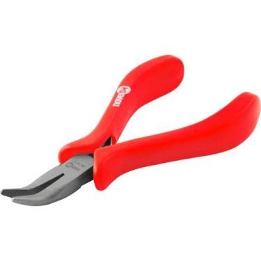 Imagem de Alicate Bico Meia Cana Curvo 4.1/2", em aço Carbono Polido, Nove54 Ost