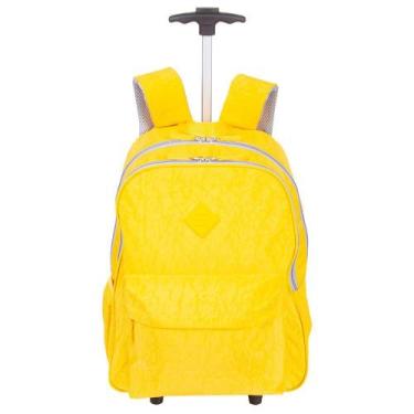 Imagem de Mochila Carrinho Externo Sestini Rolling Crinkle - Amarelo