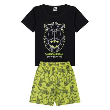 Imagem de Pijama Infantil Menino Preto -Alemara, 8