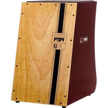 Imagem de Cajon Lite STD LTS-02 com Captação Dinâmica 73DB e Esteira 12 Fios em MDF Vinho Fsa