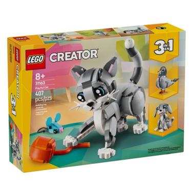 Imagem de Lego Creator 3 Em 1 - Gato Brincalhão - 407 Peças - 31163