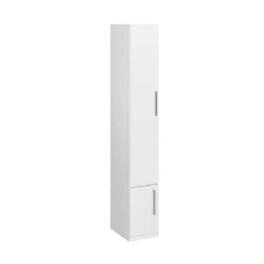 Imagem de Guarda Roupa 1 Porta 1233 Esquerdo com Sapateira Porta de Bater Branco