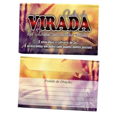 Imagem de Envelope para campanha-PACOTE COM 100 UNIDADE - SC, O dia da virada de