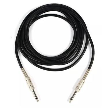 Imagem de Cabo De Instrumento Musical   P10 X P10 Metal  4,5m - Golden
