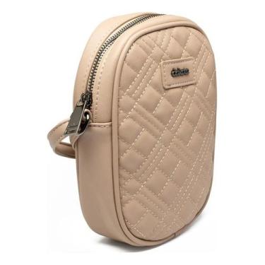 Imagem de Bolsa Dakota Feminina Transversal Casual Dk167, Capucino