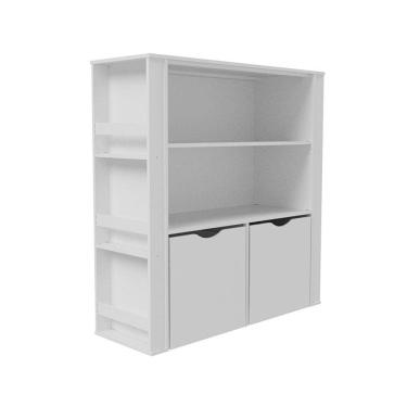 Imagem de Organizador com Baús e Porta Livros Manuel 114CM em MDF Woodcore