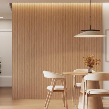 Imagem de Kit 4 Placas de Painel Ripado Tóquio 250cm x 58cm x 3,3mm (Rende 5,8m²