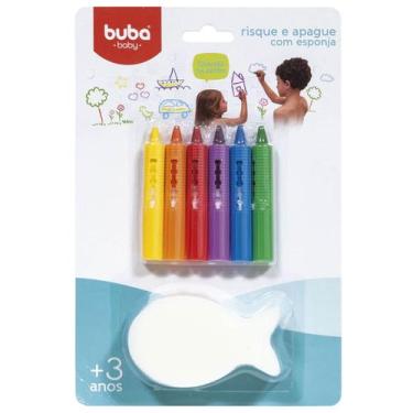 Imagem de Brinquedo de Banho Risque e Apague Buba com Esponja