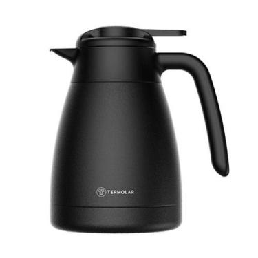 Imagem de Bule Térmico Termolar Garzón 9607 Inox Preto 1,2L