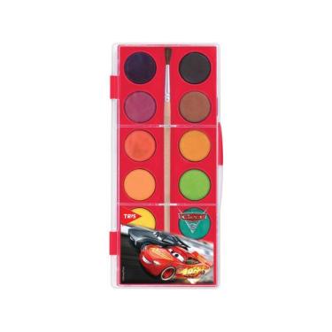 Imagem de Tinta Aquarela 12 Cores 89gr Tris - Carros