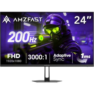 Imagem de Monitor Gamer Amzfast 24" 200Hz 1ms FHD HDR Adaptive Sync